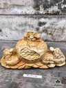 Cóc chum phú quý gỗ nu nghiến  85x40x38