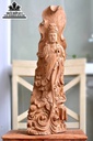Phật bà gỗ ngọc am thơm nức 56x18x18