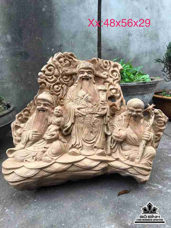 Tam đã gỗ xá xị  48x56x29