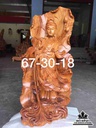 Phật bà gỗ hương  67x30x18
