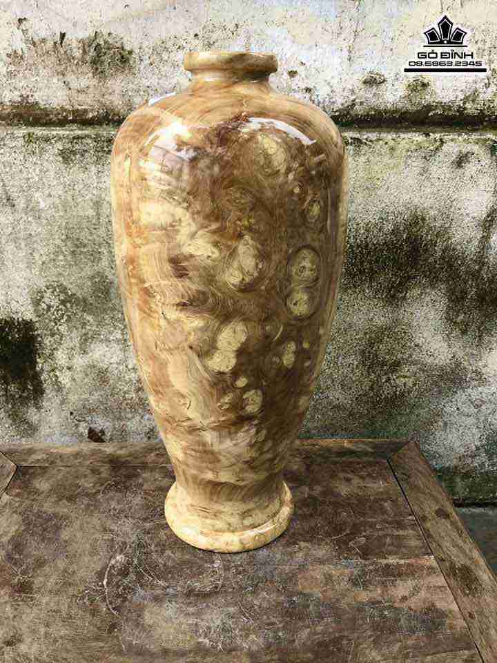 Chum Phú Quý Gỗ Nu Nghiến  Cao 38 Đường Kính 18 (cm)