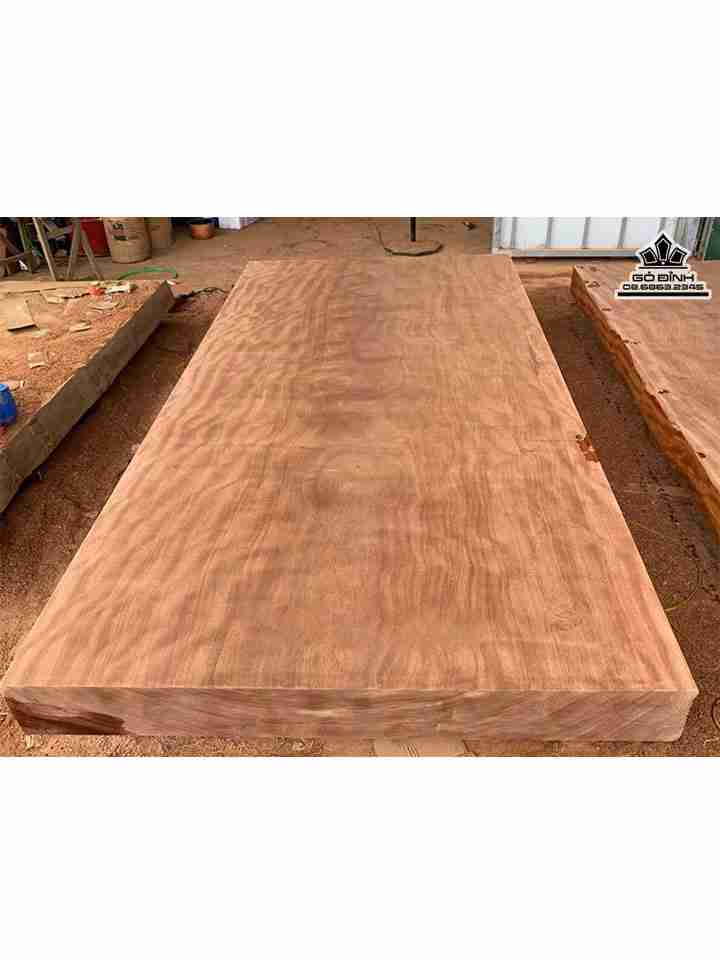 Sập Gỗ Nguyên Tấm Gỗ Cẩm Hồng Nam Phi  Dài 342 Rộng 170 Dày 20 (cm)