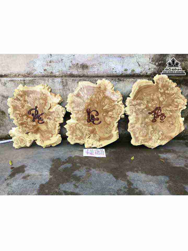 Tranh Chữ Phúc Lộc Thọ Gỗ Nu Nghiến  Cao 43x36x2, 46x37x2 Và 46x42x2 (cm)