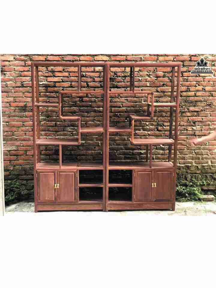 Tủ Zích Zắc Gỗ Cẩm  Cao 197  Sâu 34 Rộng 95 (cm)