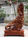 Tượng Đạt Ma Hàng Long Gỗ Hương  Cao 128 Ngang 70 Sâu 30 (cm)
