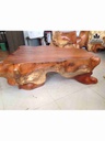 Bàn Trà Nhật Gỗ Nu Xá Xị ( Gù Hương )  Cao 30 Mặt 96-70 (cm)