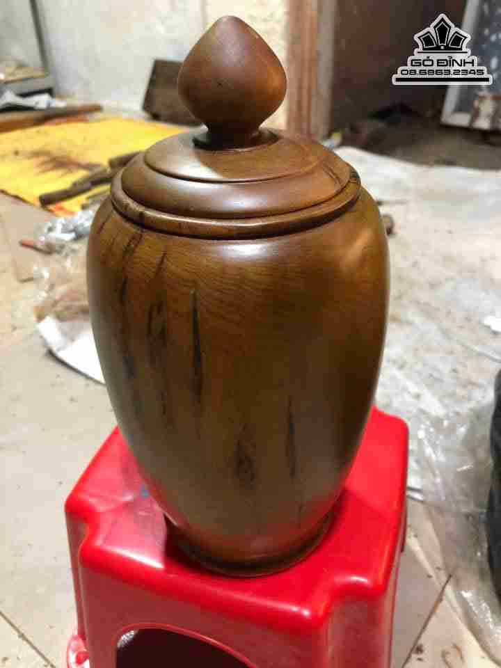 Chum Phú Quý Gỗ Bách Xanh  Cao 28 Đường Kính 14 (cm)