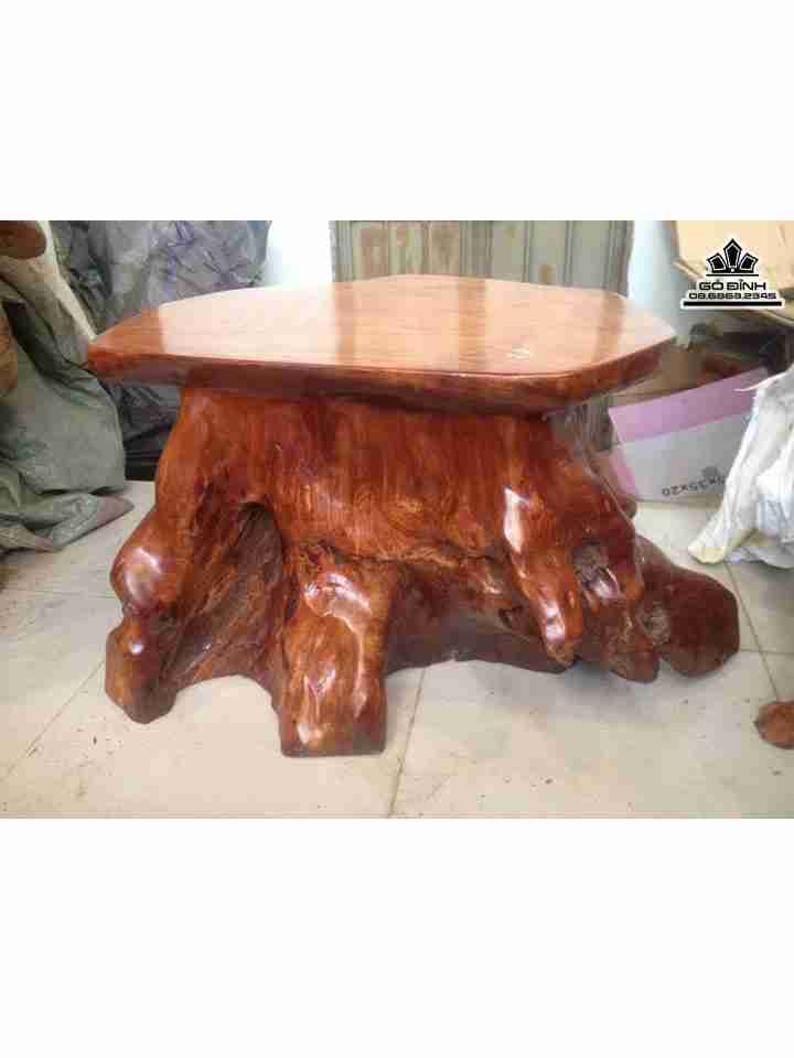 Đôn Gốc Cây Gỗ Hương Gia Lai  Cao 41 Ngang 80 Sâu 58 Mặt 57-50 (cm) 