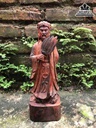 Tượng Khổng Minh Gia Cát Lượng Gỗ Trắc  Cao 31 Ngang 10 Sâu 8 (cm)