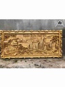 Tranh Thuận Buồm Xuôi Gió Gỗ Bò Ma ( Dổi Lá To )  Cao 44 Ngang 100 Dày 4 (cm)