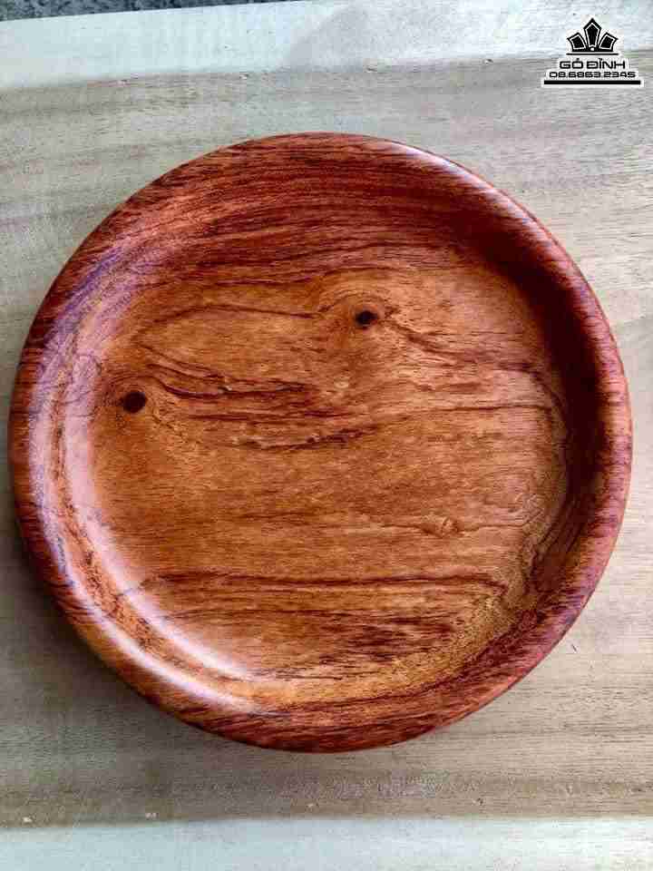 Đĩa Gỗ Hương  Đường Kính 15 Dày 2 (cm)
