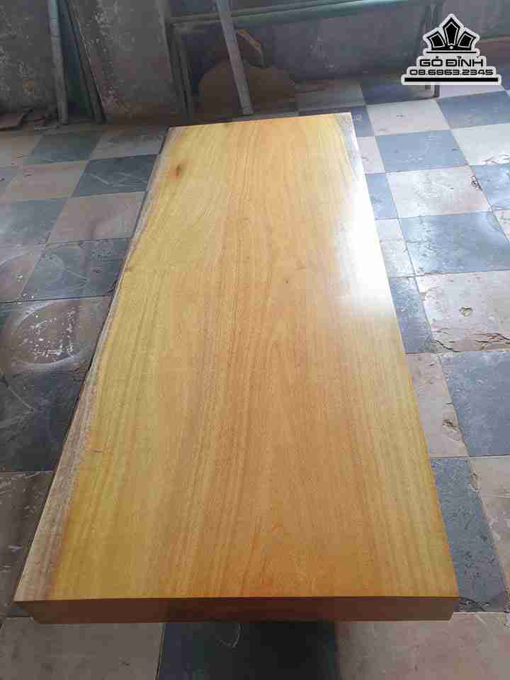 Mặt Bàn Ăn Nguyên Tấm Gỗ Mít  Dài 1m94 Rộng 78 Dày 12 (cm)