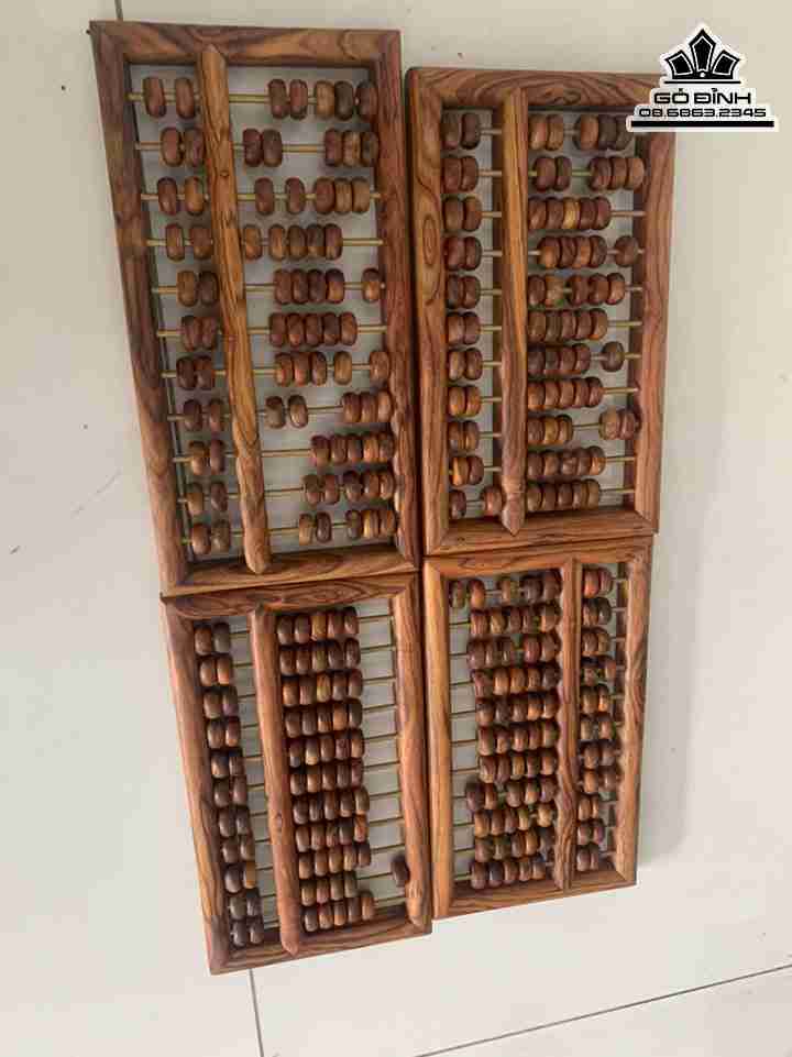 Bàn Tính Gố Sưa  Dài 22.5 (cm)