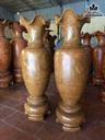 Lục Bình Phú Quý Gỗ Cẩm Vàng  Cao 200 Đường Kính 62 (cm)