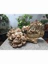 Tượng Phật Di Lặc Ngũ Phúc Gỗ Ngọc Am  Cao 60 Ngang 105 Sâu 56 (cm)