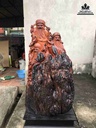 Tượng Tam Đa Phúc Lộc Thọ Gỗ Nu Hương  Cao 72 Ngang 40 Sâu 16 (cm)