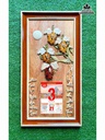 Đốc Lịch Hoa Lan Gỗ Pơ Mu  Cao 91 Ngang 48 (cm)