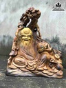 Tượng Ông Thọ Gỗ Bách Xanh  Cao 35 Ngang 28 Sâu 16 (cm)
