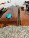 Bộ Bàn K3 Gỗ Lim Lào  Dài 2m44 (cm)