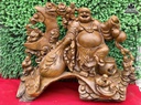 Tượng Phật Di Lặc Gỗ Xá Xị ( Gù Hương ) Cao 67 Ngang 84 Sâu 38 (cm)