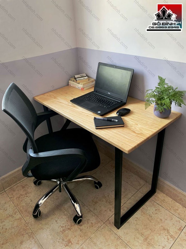 Bàn Làm Việc Gỗ Ash Cao 75 Dài 100 Rộng 50 (cm)