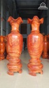 Cặp Lục Bình Gỗ Hương Cao 167 Đường Kính 52 (cm)