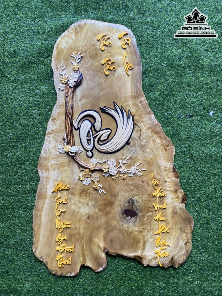 Lốc Lịch Lộc Gỗ Nu Măn Cao 92 Ngang 58 Dày 2 (cm)