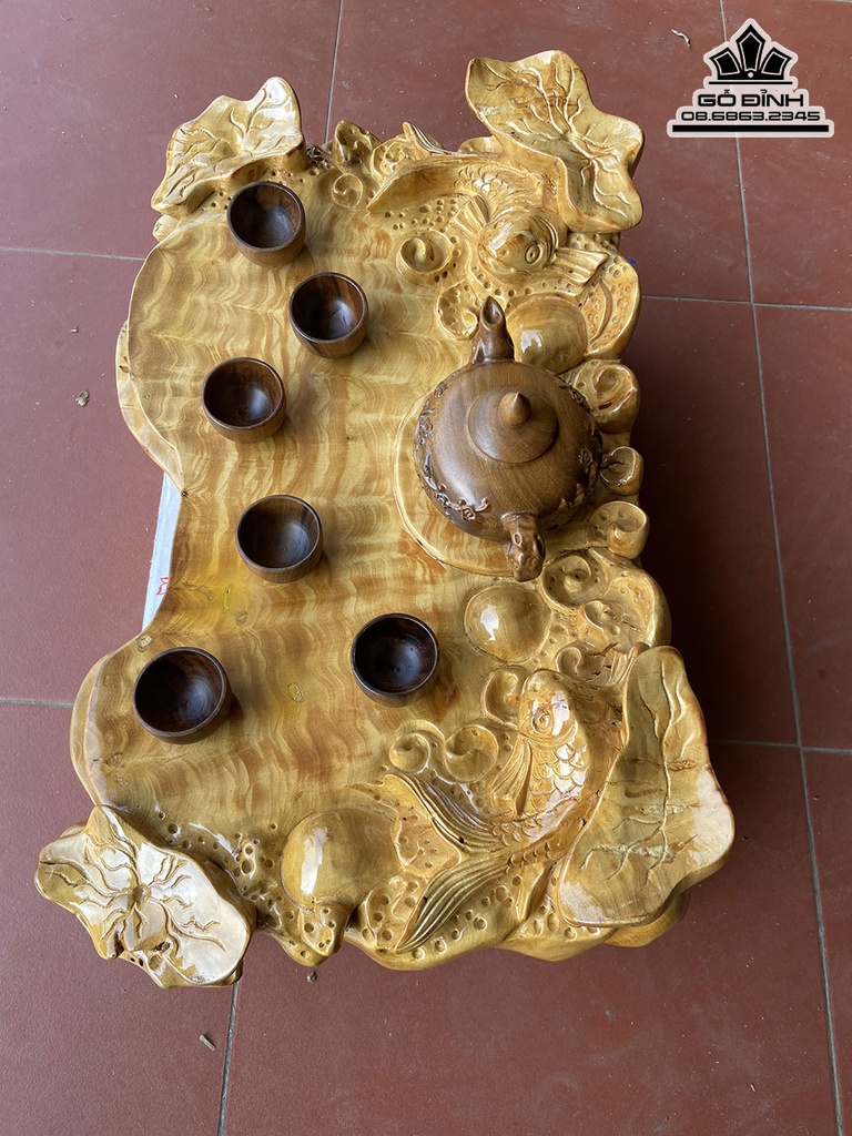 Khat Trà Gỗ Xá Xị (Gù Hương) Cao 11 Ngang 50 Rộng 32 (cm)