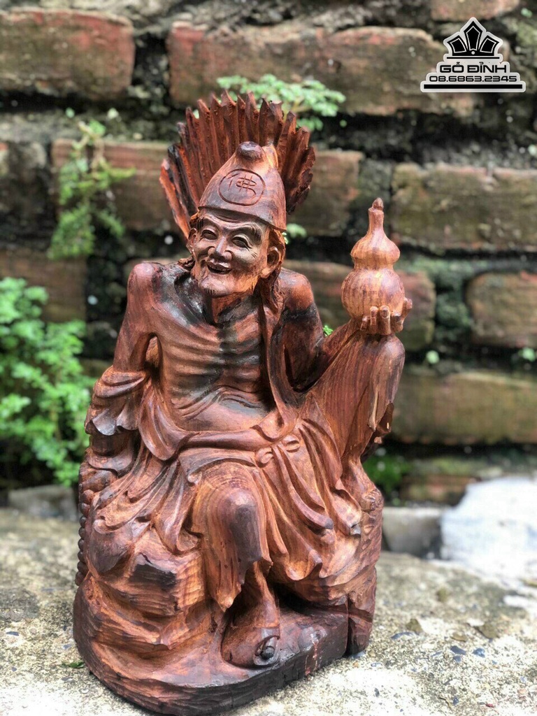 Tương Tế Công Gỗ Trắc Cao 30 Ngang 16 Sâu 13 (cm)