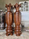 Cặp Lục Bình Gỗ Ké Cao 150 Đường Kính 38 (cm)
