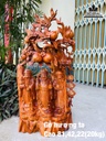 Tượng Phúc Lộc Thọ (Tam Đa) Gỗ Hương Việt Cao 81 Ngang 42 Sâu 22 (cm)