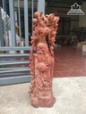 Tượng Ông Thọ Gỗ Hương Cao 81 Ngang 23 Sâu 21 (cm)