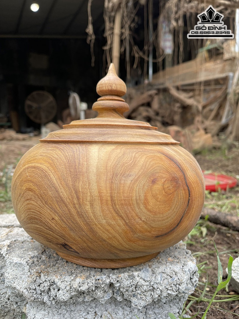 Chum Gỗ Ngọc Am Cao 17 Đường Kính 22 (cm)