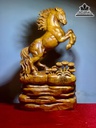 Tượng Ngựa Phong Thủy (Nhất Mã) Gỗ Ngọc Am Cao 55 Ngang 31 Sâu 14 (cm)