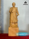 Tương Trần Quốc Tuấn Gỗ Ngọc Am Cao 40 Ngang 12 Sâu 9.5 (cm)