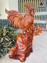 Tương Gà Trống Gỗ Hương Việt Cao 72 Ngang 55 Sâu 33 (cm)