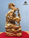 Tương Ngựa Phong Thủy Gỗ Ngọc Am Cao 82 Ngang 41 Sâu 27 (cm)