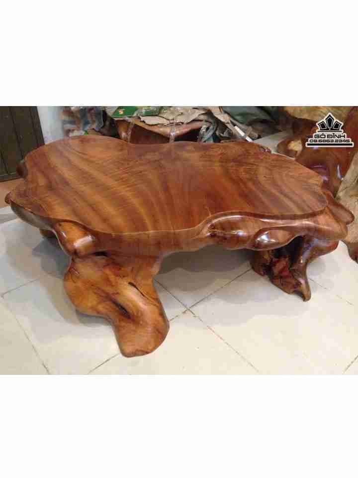 Đôn Gỗ Xá Xị ( Gù Hương )  Cao 32 Mặt 93-64-10 (cm)