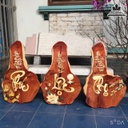 Tranh Gỗ Phúc Lộc Thọ Gỗ Hương Cao 75 Rộng 48 Dày 2 (cm)