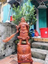 Tượng Quan Công Gỗ Hương Việt Cao 81 Ngang 30 Sâu 30 (cm)