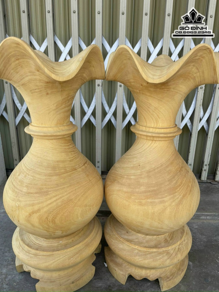 Bình Gỗ Mit Cao 58 Ngang 24 (cm)