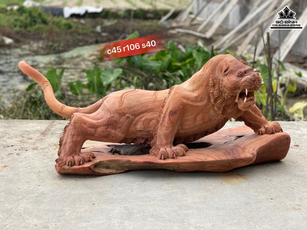 Tượng Hổ Cao 45 Ngang 106 Sâu 40 (cm)