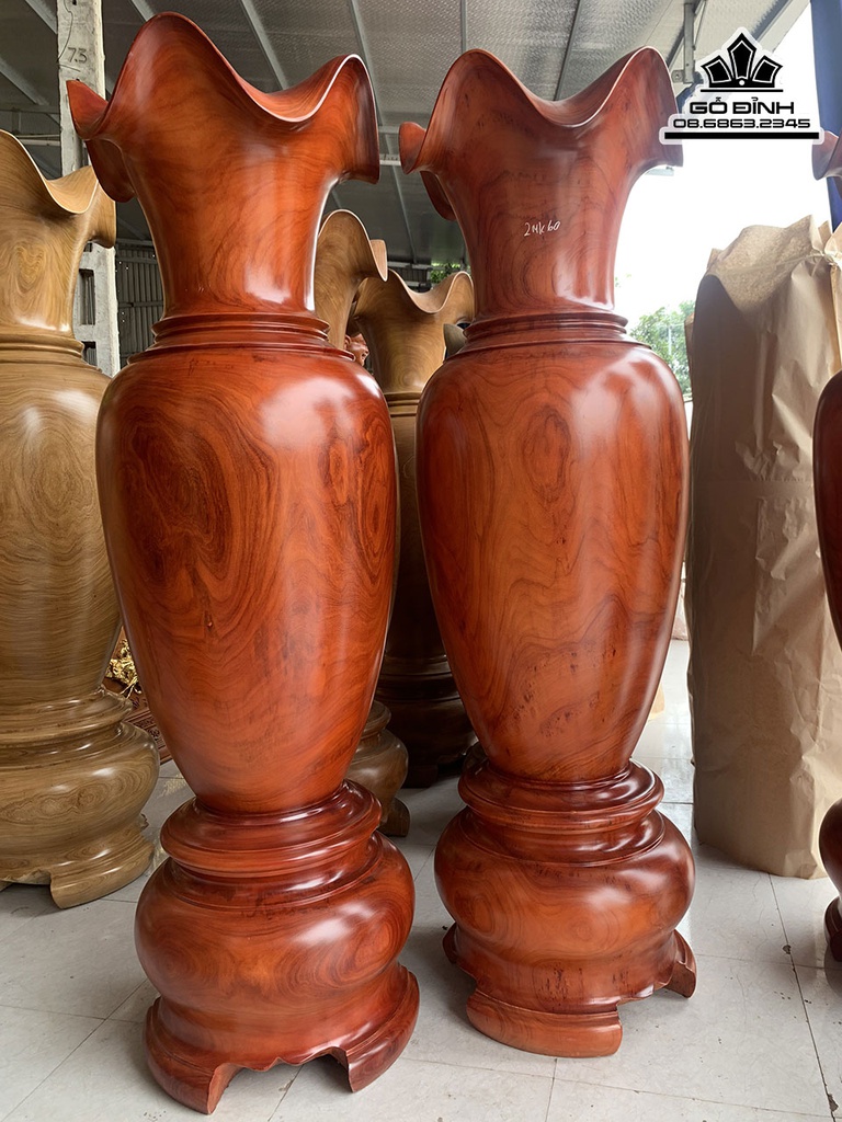 Lục Bình Gỗ Hương Cao 200 Đường Kính 60 (cm)