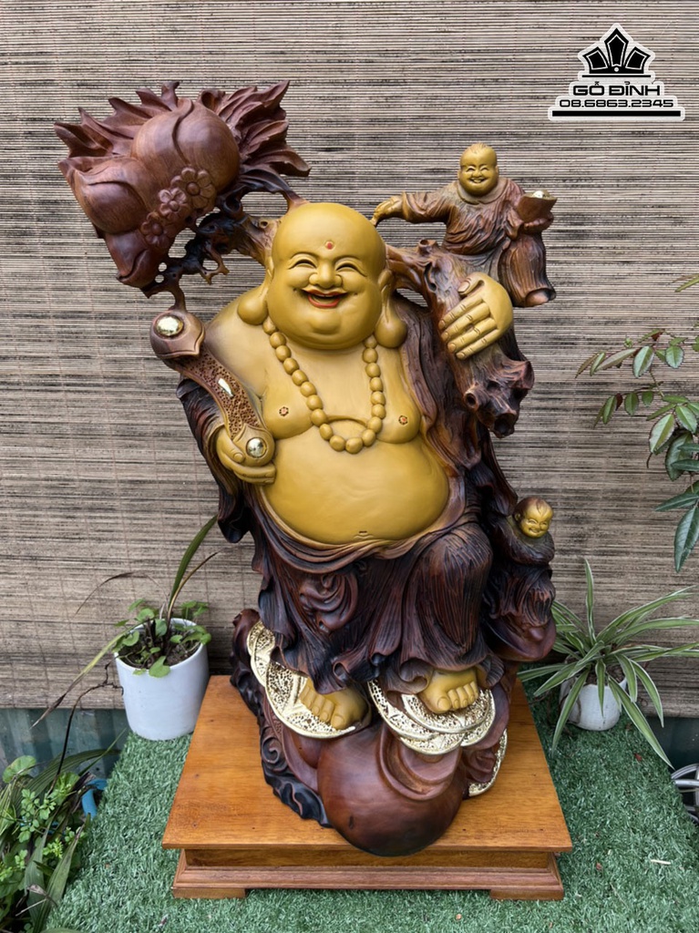Tượng Phật Di Lặc Xá Xị Cao 66 Ngang 38 Sâu 26 (cm)