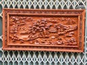 Tranh Tiểu Cảnh Đồng Quê Gỗ Hương Đá Dài 151 Rộng 78 Dày 7 (cm)