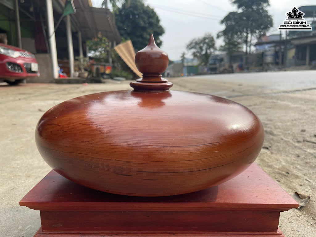 Chum Phú Quý Gỗ Ngọc Am Cao 17 Đường Kính 39 (cm)