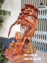 Tượng Tam Dương Gỗ Hương Việt Cao 65 Ngang 42 Sâu 25 (cm)