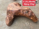 Đôn Gỗ Ngọc Am Hà Giang Cao 25 Mặt 46-29 (cm)