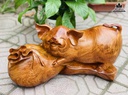 Tượng Heo Gỗ Hương Cao 25 Ngang 42 Sâu 20 (cm)