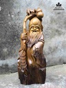 Tượng Ông Thọ Gỗ Bách Xanh  Cao 62 Ngang 22 Sâu 17 (cm)